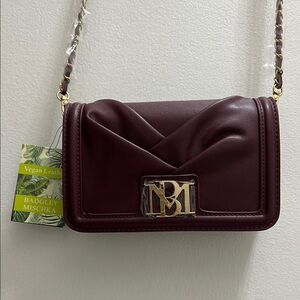 Badgley Mischka Burgundy Crossbody BagNWT